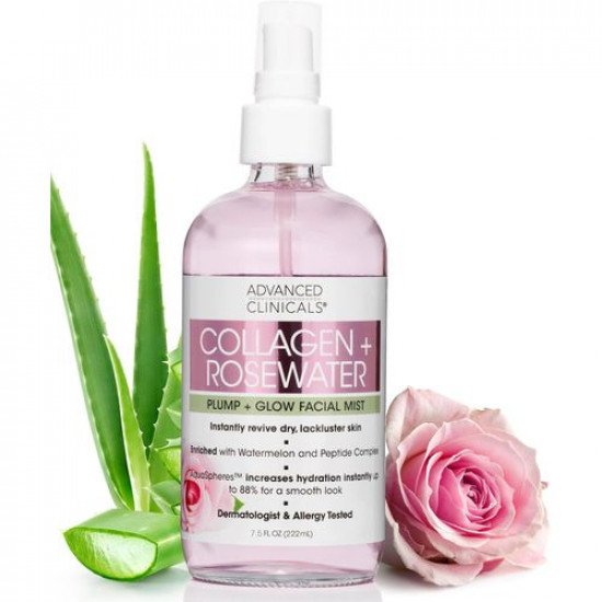 رذاذ الوجه بالكولاجين وماء الورد من ادفانس كلينيكلز 237مل رذاذ الوجه بالكولاجين وماء الورد من ادفانس كلينيكلز 237مل