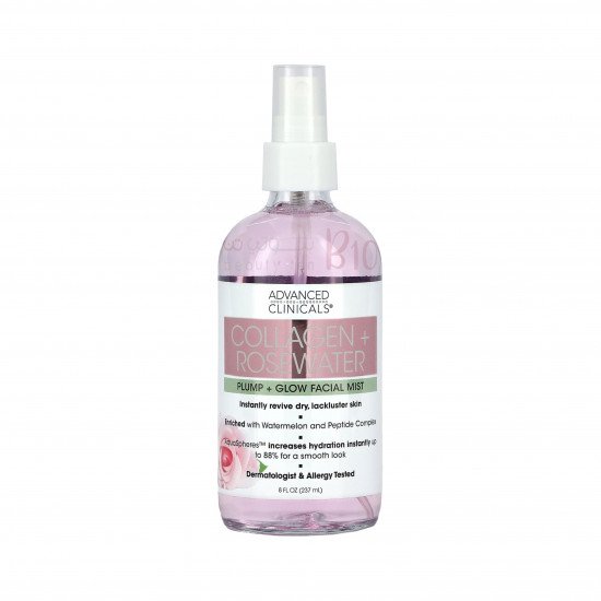 رذاذ الوجه بالكولاجين وماء الورد من ادفانس كلينيكلز 237مل رذاذ الوجه بالكولاجين وماء الورد من ادفانس كلينيكلز 237مل