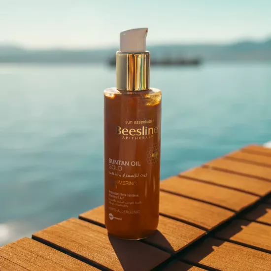 زيت للإسمرار بالذهب من بيزلين 200مل