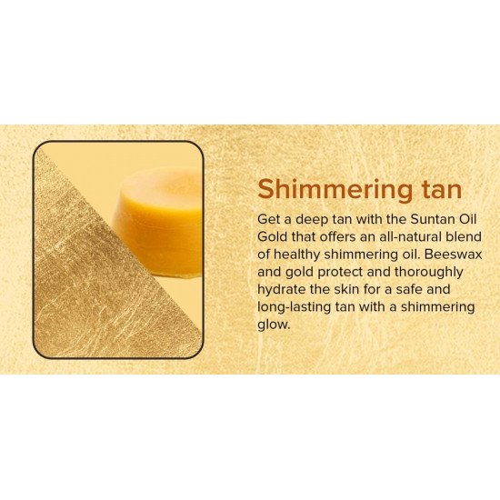 زيت للإسمرار بالذهب من بيزلين 200مل