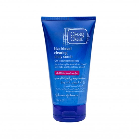 كلين اند كلير منظف يومي لفرك البشرة وإزالة الروؤس السوداء - 150مل كلين اند كلير منظف يومي لفرك البشرة وإزالة الروؤس السوداء - 150مل