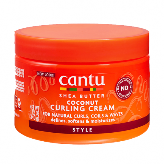 كريم للشعر المجعد بجوز الهند الطبيعي وزبدة الشيا من كانتو - 340 جم