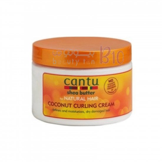 كريم للشعر المجعد بجوز الهند الطبيعي وزبدة الشيا من كانتو - 340 جم