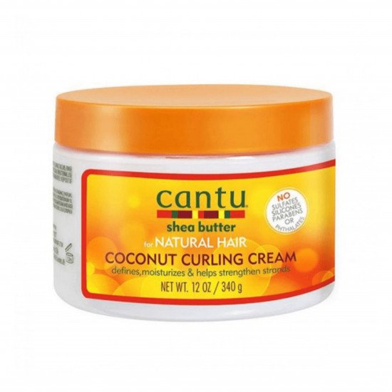 كريم للشعر المجعد بجوز الهند الطبيعي وزبدة الشيا من كانتو - 340 جم