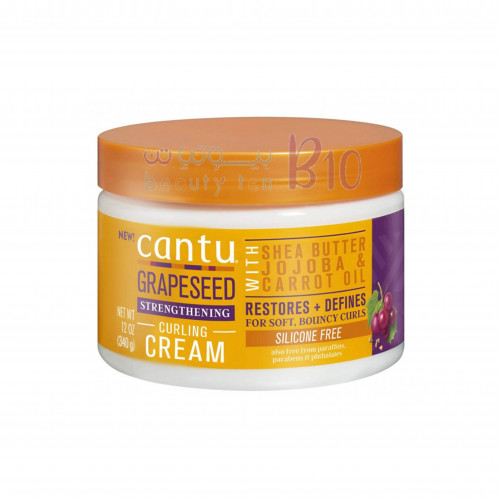 كريم تجعيد الشعر وتقويته بخلاصة بذور العنب متعدد الألوان من كانتو -340جم كريم تجعيد الشعر وتقويته بخلاصة بذور العنب متعدد الألوان من كانتو -340جم