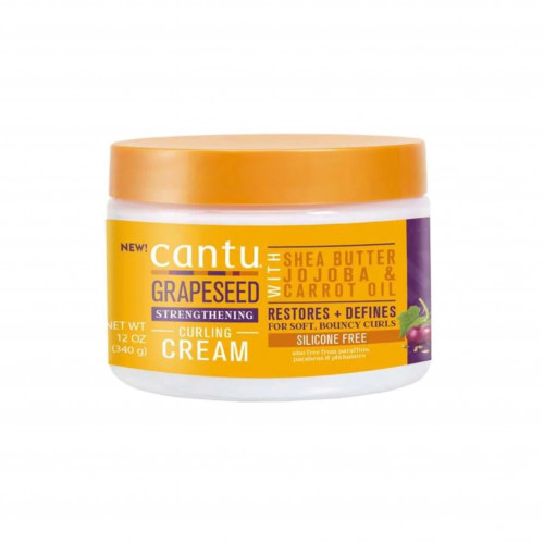 كريم تجعيد الشعر وتقويته بخلاصة بذور العنب متعدد الألوان من كانتو -340جم كريم تجعيد الشعر وتقويته بخلاصة بذور العنب متعدد الألوان من كانتو -340جم