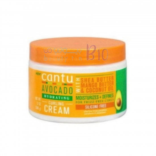 كريم مرطب بالافوكادو لتجعيد الشعر من كانتو 340ج كريم مرطب بالافوكادو لتجعيد الشعر من كانتو 340ج