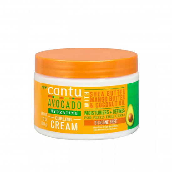 كريم مرطب بالافوكادو لتجعيد الشعر من كانتو 340ج كريم مرطب بالافوكادو لتجعيد الشعر من كانتو 340ج