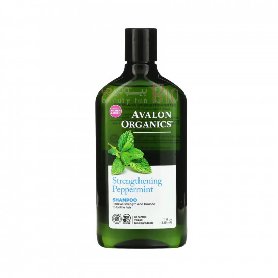 شامبو تقوية بخلاصة النعناع من افالون اورجانيكس 325مل