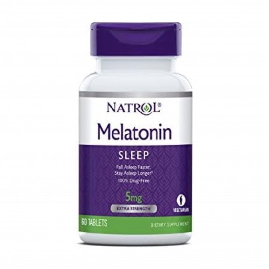 حبوب ميلاتونين من ناترول5 غرام60 قرص