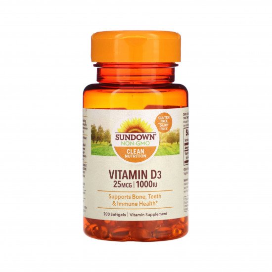 فيتامين د3، 25 ميكروجرام (1000 وحدة دولية)، 200 كبسولة هلامية فيتامين د3، 25 ميكروجرام (1000 وحدة دولية)، 200 كبسولة هلامية