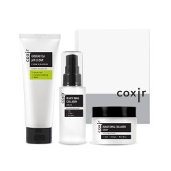 Cosrx Black Snail Skin Cleanser 150ml + Collagen Serum 50ml + Collagen Cream 50ml
