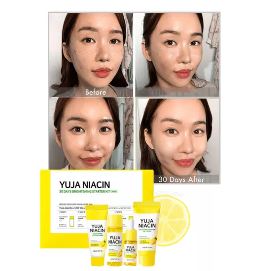 مجموعة يوجا نياسين لتفتيح البشرة 30 يوما من سوم باي مي - 4 قطع