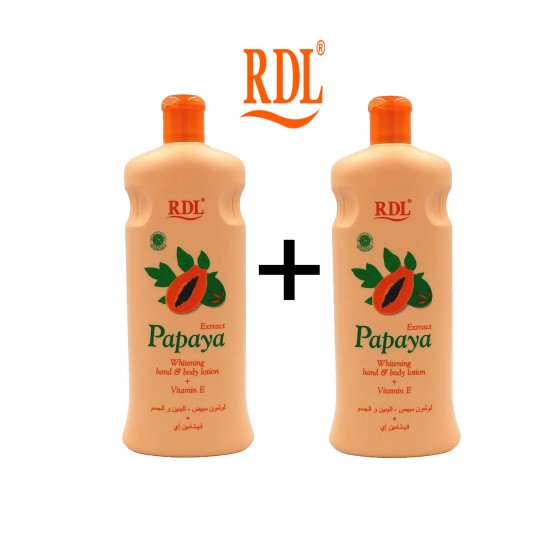 لوشن لتبييض الجسم بخلاصة البابايا 1+1 مجانًا-200مل