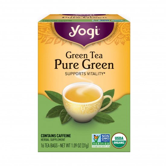 شاي اخضر عضوي من يوجي 16 كيس شاي اخضر عضوي من يوجي 16 كيس