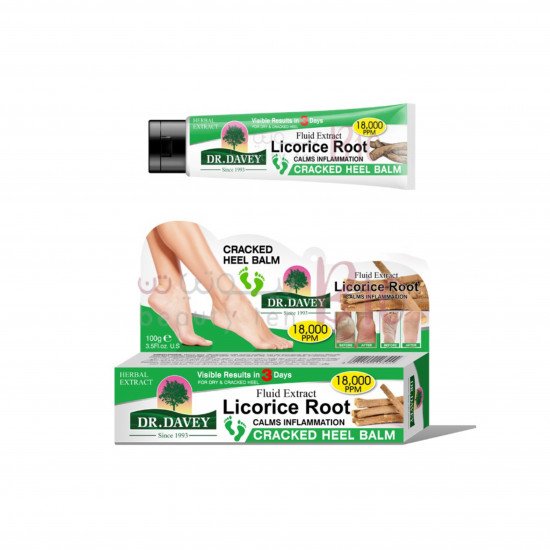 كريم عرق السوس للقدمين من دكتور ديفي  100 جرام