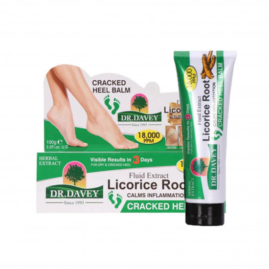 كريم عرق السوس للقدمين من دكتور ديفي  100 جرام