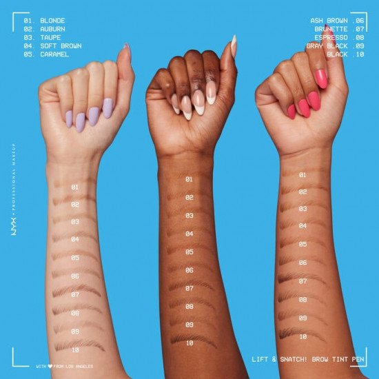 قلم بفرشاة صغيرة لرسم الحواجب من إن واي اكس - اش براون