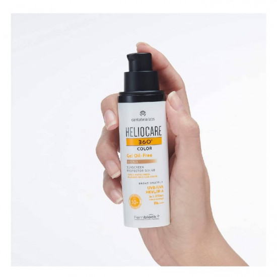 هيليوكير 360 واقي شمس جل خالي من الدهون لون برونز 50 مل