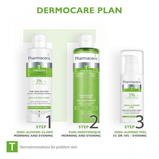 فارماسيرز محلول 3٪ تونر حمض الماندليك سيبو اللوز 190 مل