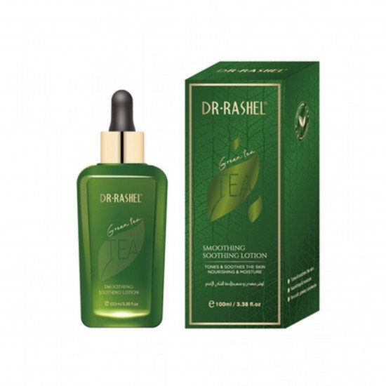 لوشن الوجه المهدئ والمنعم بخلاصة الشاي الأخضر من د. راشيل 100مل