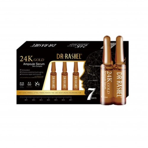 سيروم امبولة الذهب يزيد مرونه البشرة خلال 7 أيام من د. راشيل
