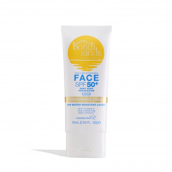 لوشن واقي الشمس من بوندي ساندز بدون رائحة عطرية SPF50+ - للوجه 75 مل لوشن واقي الشمس من بوندي ساندز بدون رائحة عطرية SPF50+ - للوجه 75 مل