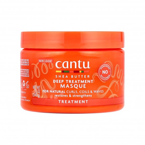  قناع العلاج العميق بزبدة الشيا للشعر الطبيعي من كانتو  (340 جم)