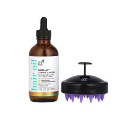 Hair Growth Kit, Rosemary + Castor Oil , 2 Piece Kit