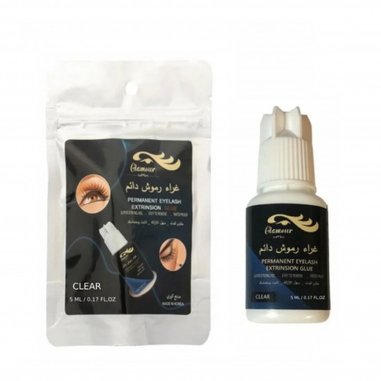 جلامور غراء رموش دائم شفاف 5مل