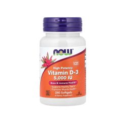 Now Vitamin D-3, 5,000 IU, 240 Softgels
