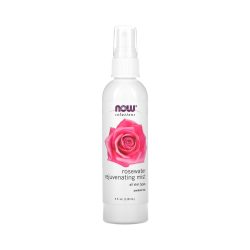Now Foods, Solutions, Rosewater Rejuvenating Spray - 118 ml