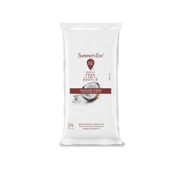 Wet wipes with coconut water for sensitive areas from Summers Eve