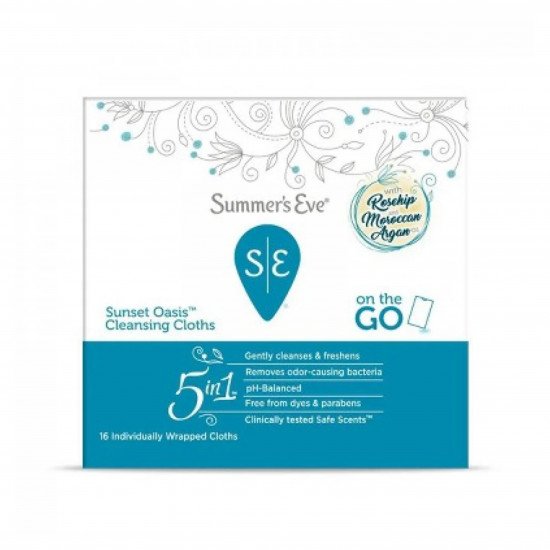 مناديل قماشية مبللة للمنطقة الحساسة صنست أويسيس للبشرة الحساسة سمرز إيف - 16 منديل مناديل قماشية مبللة للمنطقة الحساسة صنست أويسيس للبشرة الحساسة سمرز إيف - 16 منديل