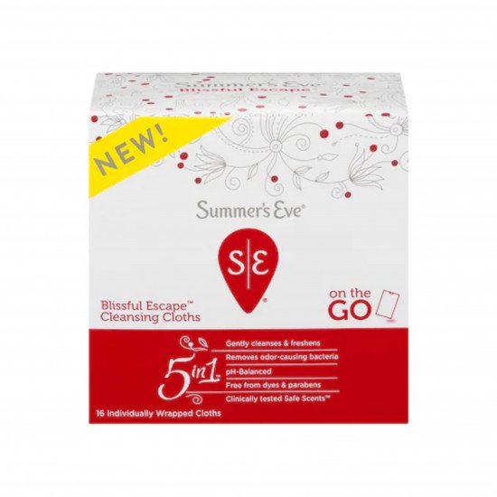 مناديل قماشية مبللة للمنطقة الحساسة بليسفل اسكيب سمرز إيف - 16 منديل مناديل قماشية مبللة للمنطقة الحساسة بليسفل اسكيب سمرز إيف - 16 منديل