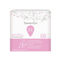 Summers Eve Intimate Wipes Iceland Splash Sensitive Wipes - 16 Wipes