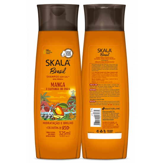شامبو + بلسم مجموعة الشعر بالمانجو والجوز البرازيلي من سكالا 325 مل