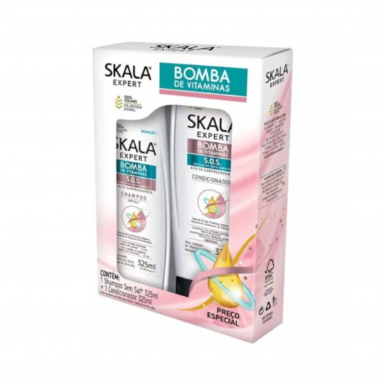 مجموعة شامبو وبلسم الخالية من الملح من سكالا 325 مل مجموعة شامبو وبلسم الخالية من الملح من سكالا 325 مل