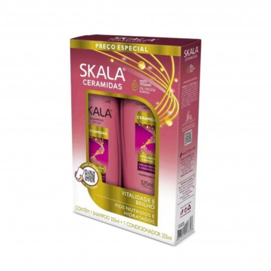 مجموعة شامبو سكالا + بلسم سيراميد 325 مل