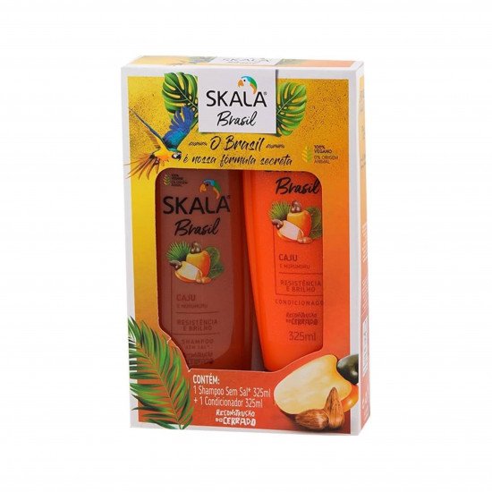 شامبو + بلسم مجموعة الشعر البرازيلي بالكستناء والمانجو  325 مل