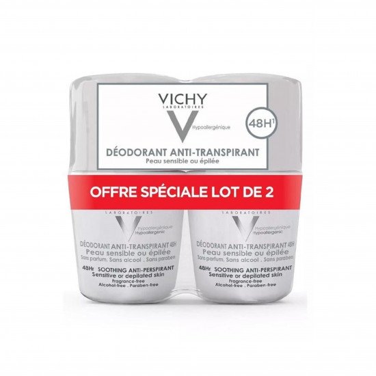 فيتشي مزيل عرق رول اون بدون عطر (حبتين) 50مل