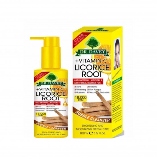 دكتور ديفي غسول منظف للوجه بخلاصة عرق السوس وفيتامين سي - 60 جم