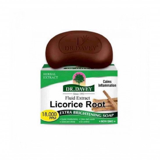 دكتور ديفي صابون تفتيح البشرة بعرق السوس - 100 جم