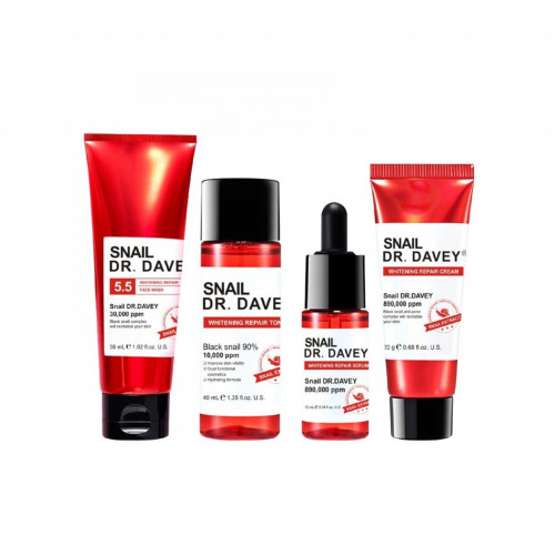 طقم سيروم لإصلاح البشرة السحري سنايل دكتور دافي