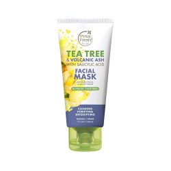 Petal Fresh Tea Tree &amp; Volcanic Ash Facial Mask, Blemish Control, Clean Skincare, Pair With Facial Cleanser, Vegan and Cruelty Free, 7 oz