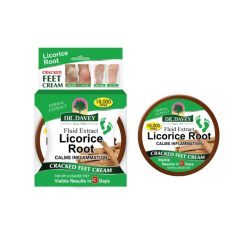 Liquorice cream for cracked feet from Dr. Devi