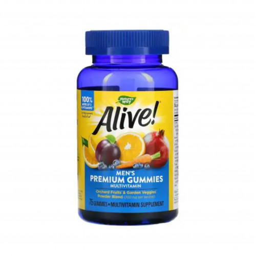 فيتامينات متعددة للرجال من ناتشرز واي 75علكة