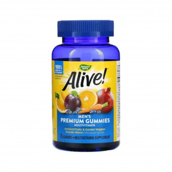 فيتامينات متعددة للرجال من ناتشرز واي 75علكة