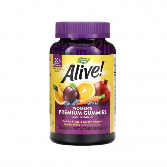 أقراص فيتامينات متعددة للمضغ ممتازة للنساء من ناتشرز واي 75قرص أقراص فيتامينات متعددة للمضغ ممتازة للنساء من ناتشرز واي 75قرص