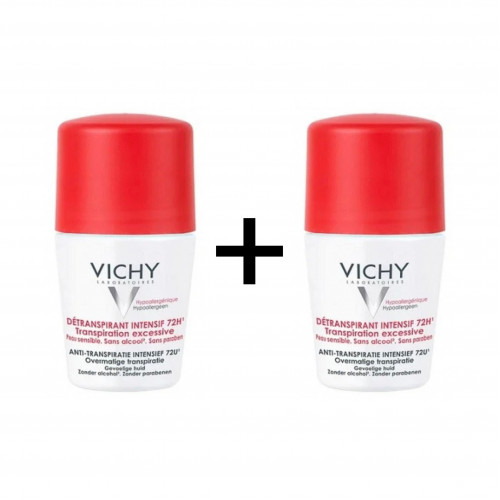 عرض فيشي مزيل العرق المفرط يدوم ل 72 ساعة 1+1 مجانا 50مل عرض فيشي مزيل العرق المفرط يدوم ل 72 ساعة 1+1 مجانا 50مل